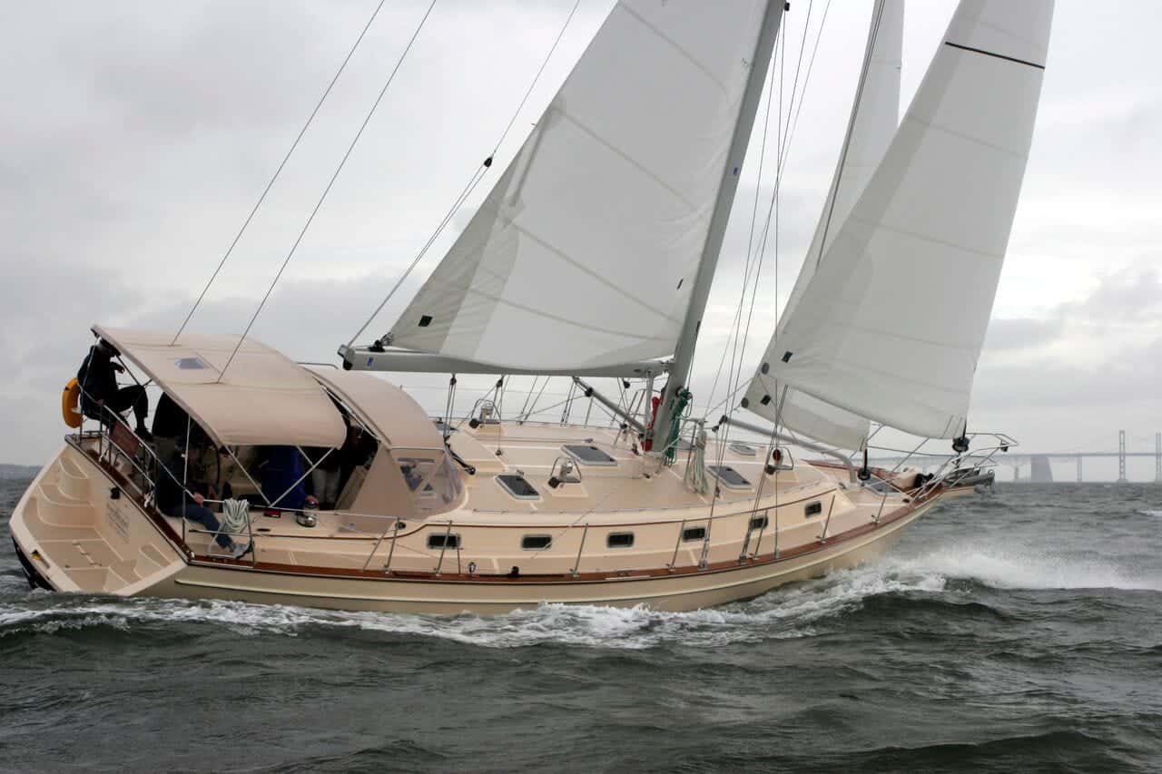 yacht sail layout
